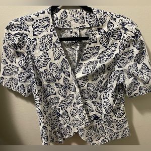 Blue butterfly blouse 🦋